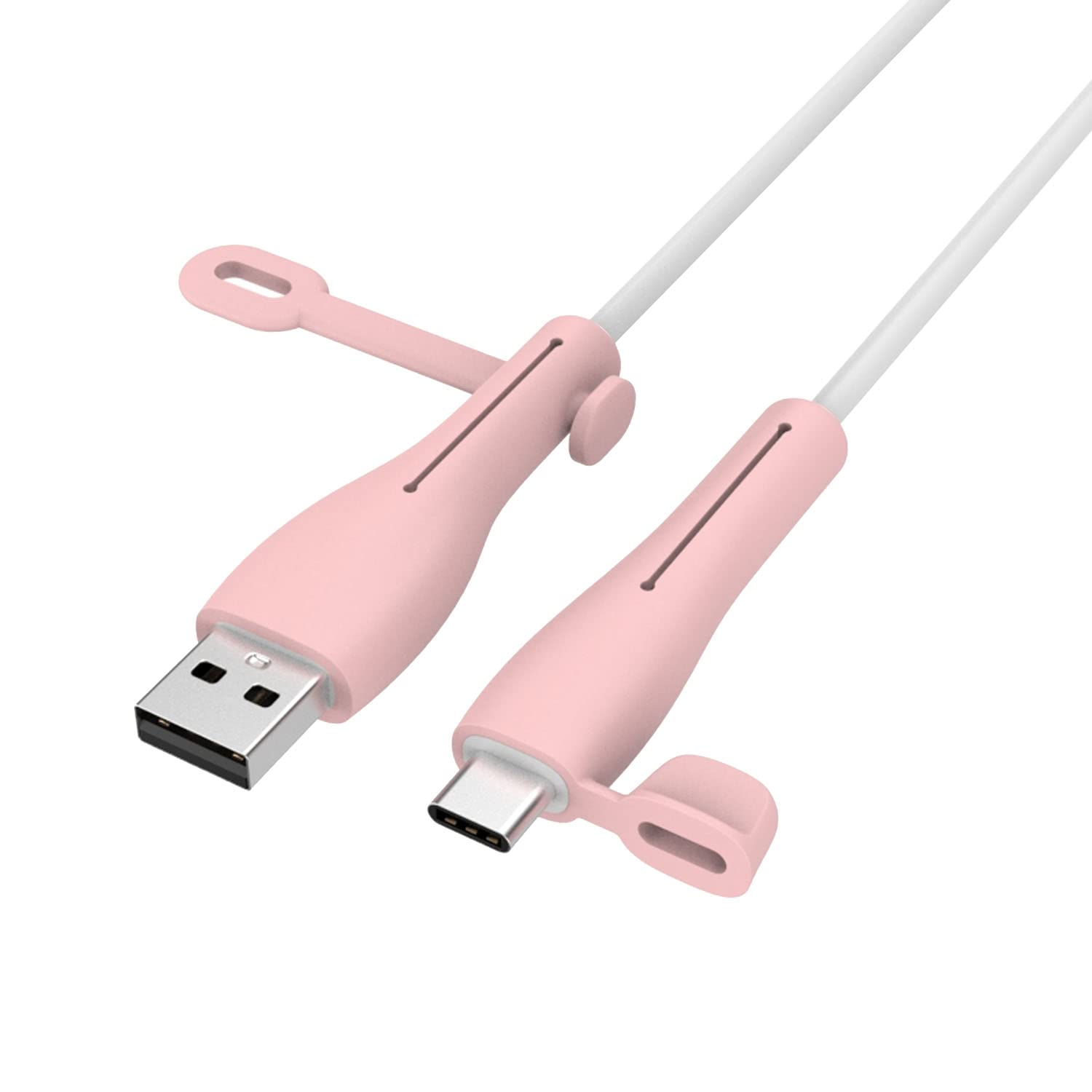 Amazon.co.jp: 充電ケーブル プロテクター 【NOUKAJU】 USB-A & Type C
